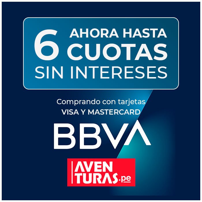 Ahora hasta 6 cuotas sin intereses con BBVA