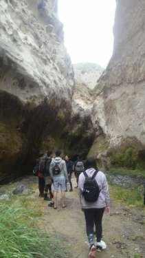 Caminando a las Cataratas de Capua