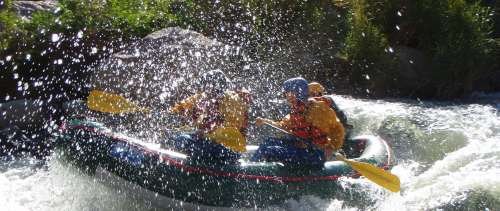 Disfrutando de Canotaje en Arequipa
