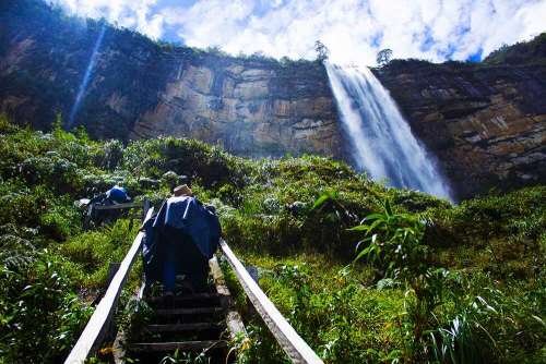 Disfrutando de las Cataratas de Gocta