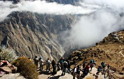 Disfrutando del Cañon del Colca