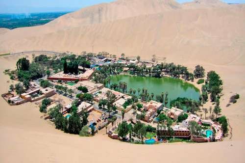 Hermosa fotografía de huacachina