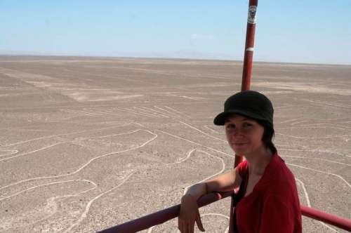 Hermosa vista de las líneas de nazca