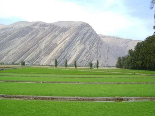 Hermosa vista del valle de Majes