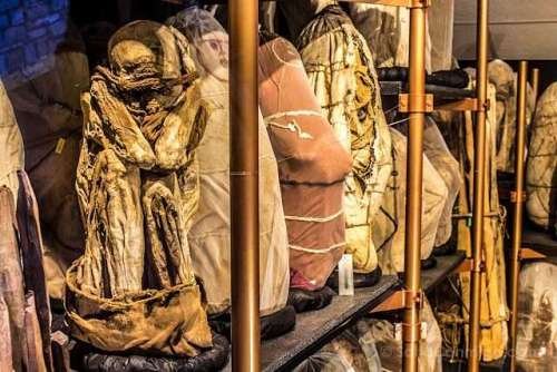 Momias en el museo de Leymebamba