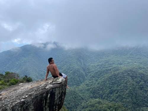 posando para la vista en el alto shilcayo