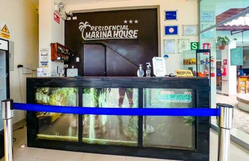 Recepción del Hotel Marina House - Tarapoto 