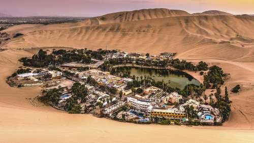Vista a huacachina